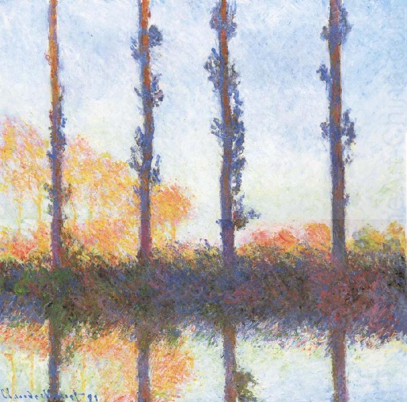 Claude Monet Les Peupliers china oil painting image